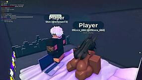 Egyptian girl gets fucked in Roblox condo game!