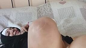 Chantal, as a devout nun, worships the penis all day long