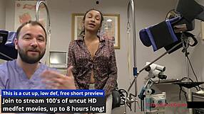 Human guinea pigs in the hospital, Miss Mars spreads her big ass. 😈