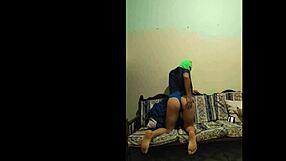 mother-in-law teasing her pussy at home