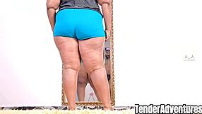 admiring her thick soft ebony body turns into a quick fuck