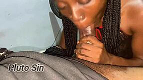 I love pleasing my stepbrother's fat cock with my tight pussy