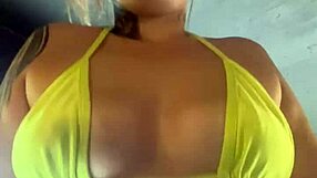 Training at Gym with Wet Pussy Exposed!