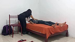 Capricious Nurse Touches Big Juicy Tits While Treating Patient