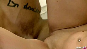 Teen couple enjoys big dick sex