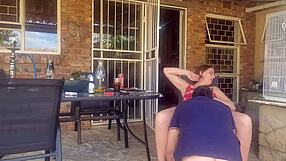 My Friend's Wife Cheats with Outdoor Muff Diving