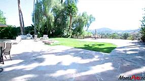 Stepmom tricked by stepson for a favor