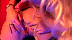 Blonde Strippers Fight Then Finger