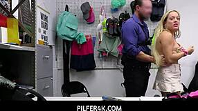 pilfer4k - rich bbw teen 18+ mimi monet caught stealing clothing and in deep trouble now