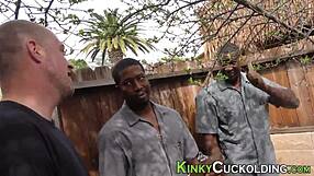 that cuckolding scene where the ho gets a huge facial from the big cock