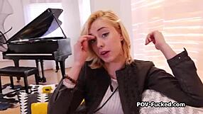 smoking hot blonde is ready for hardcore porn