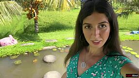 I sneak a public cumshot on my face while eating pasta in the cafe.