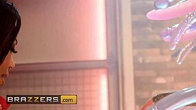 Brazzers Nadia Jay Fucks Dildos at Party Until Masked Man Arrives