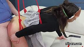 Naughty teen gets taken in anal loony bin for awkward therapy with assfucking