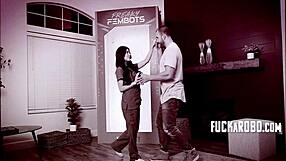 Fembot Experiences Human Emotions During Fucking!