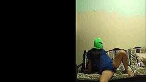 mother-in-law teasing her pussy at home