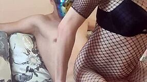 I FILM my WIFE in FISHNETS for HOMEMADE porn