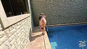 Stepsister Wants Cum In Pussy Pool