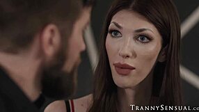 Long Haired Shemale Ava Holt Gets Rimmed Before Relentless Anal Plowing