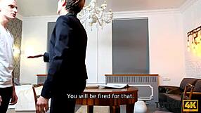 the tutor4k teacher with short hair cheats on her husband with a young disciple in missionary