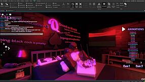 this white roblox girl is getting blacked by massive bbc