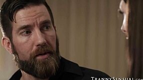 Long Haired Shemale Ava Holt Gets Rimmed Before Relentless Anal Plowing