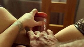 Check out this dirty talking milf flashing her wet pussy through the window