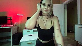 young bitch next door gets facial cumshot from monster cock