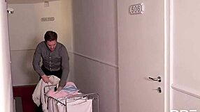 Busty maid jasmine jae turns cleaning shift into hardcore double cock action