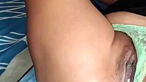 Latina milf spreads wet pussy for doggystyle fuck, cumming hard on stranger's cock.