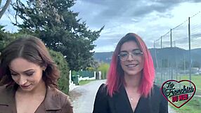 jade and leila get passed around by two well-hung guys