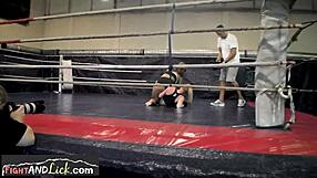 European lesbian babes passionately wrestling - is it hot?