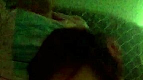 Slut sucks fat cock with boyfriend watching