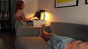 Nerdy Redhead Sucks!