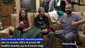 Nurse Nova Maverick Teases Patient with Ultrasound