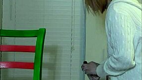 beauty vs fuck machine trailer with big natural tits and orgasm