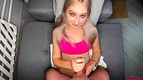 Girl finally helps me cum with emotional release cumshot