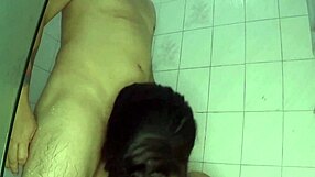 fucking a japanese babe in the steamy bathroom shower 😍