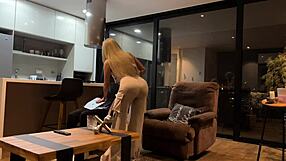 Latina Milf With Big Tits And Big Ass Squirts After Strip Games With Her Sugar Daddy - Kyle Stroker