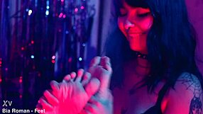 Tiny foot worship and tickling domination!