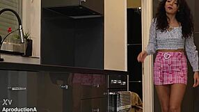 Her panties get soaked in unexpected pleasure.