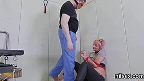 flirty kitten taken to butthole loony bin for painful therapy?