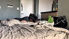 Romantic sex on a cold day with Amberzinha backstage!