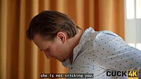 Wife gives husband dirty surprise with old man