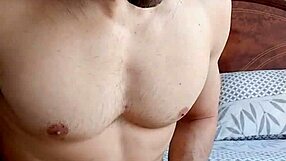 playing with my foreskin jerking off and cumming