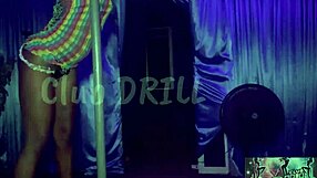 wet pussy gyal cums to club drill with chocolate bae to get her juicy pussy pounded