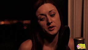 Two Cute Brunettes Celebrate Proposal With Romantic Lesbian Intimacy