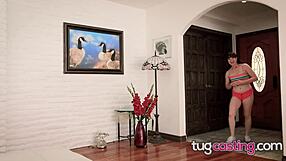 Tug Casting Quickies Alison Rey Handjob Debut.