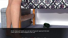 Play the first ravenous gluttons game with shaved pussy action