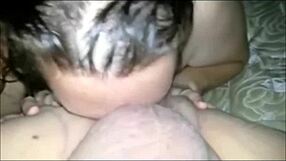 chubby teen 18+ giving rimjob and blowjob